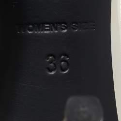 Pre Owned Roger Vivier Gold Leather Metallic Trompette Pumps Size 36