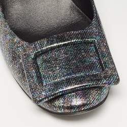 Roger Vivier Multicolor Leather Trompette Pumps Size 36