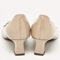 Roger Vivier Grey Patent Leather Trompette Pumps Size 37