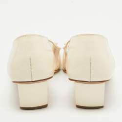Roger Vivier Cream/Transparent Patent and PVC Belle Vivier Pumps Size 36
