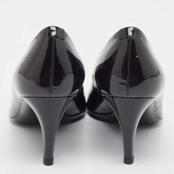 Pre Owned Roger Vivier Black Patent Leather Belle de Nuit Pumps Size 37.5