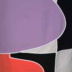 مملوكة مسبقًا تنورة ميدي روكساندا إلينسيك ريزا طباعة هندسية كتل لونية S