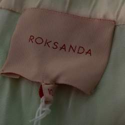 مملوكة مسبقًا Roksanda Ilincic Multicolored Ombré Crinkled Ambra Pleated Maxi Skirt M