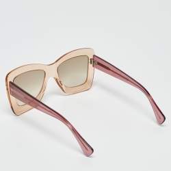 Roksanda X Cutler and Gross Bicolor/Brown Gradient SU001 Oversized Sunglasses
