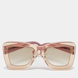 Roksanda X Cutler and Gross Bicolor/Brown Gradient SU001 Oversized Sunglasses