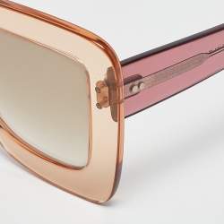 Roksanda X Cutler and Gross Bicolor/Brown Gradient SU001 Oversized Sunglasses