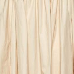 Pre Owned Roksanda Ilincic Beige Cotton Long Smocked Skirt S