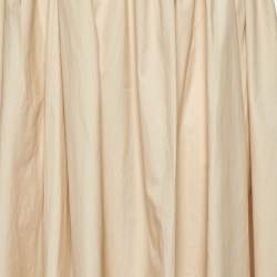 Pre Owned Roksanda Ilincic Beige Cotton Long Smocked Skirt S
