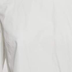 Pre Owned Roksanda Ilincic White Poplin Bell Sleeve Blouse M