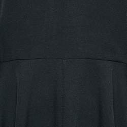 Pre Owned Roksanda Ilincic Black Crepe Bell Sleeve Flared Midi Dress M