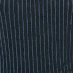 Pre Owned Roksanda Black/Blue Stripe Jersey Sweater Top L