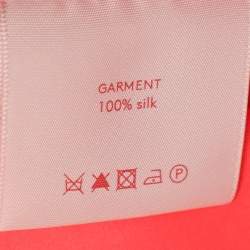 Pre Owned Roksanda Ilincic Orange Silk Dress S