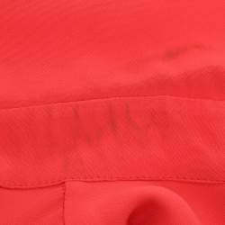 Pre Owned Roksanda Ilincic Orange Silk Dress S