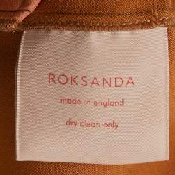 Pre Owned Roksanda Ilincic Pink/Teal Silk and Crepe Sleeveless Jumpsuit S