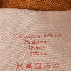 Pre Owned Roksanda Ilincic Pink/Teal Silk and Crepe Sleeveless Jumpsuit S