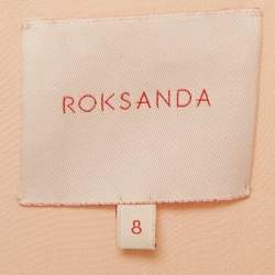 Pre Owned Roksanda Ilincic Pink/Teal Silk and Crepe Sleeveless Jumpsuit S