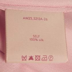 Pre Owned Roksanda Multicolor Printed Silk Amaranth Midi Skirt M