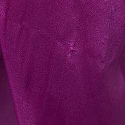 Pre Owned  Roksanda Pink Silk Asymmetric Drape Orien Gown S 