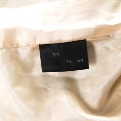 Roksanda Ilincic Black & Beige Lace & Silk Gather Detail Dress S