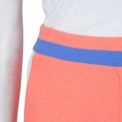 Pre Owned Roksanda Ilincic Neon Orange Wool Shorts S