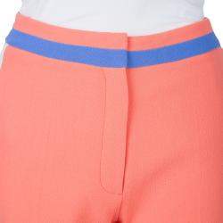 Pre Owned Roksanda Ilincic Neon Orange Wool Shorts S