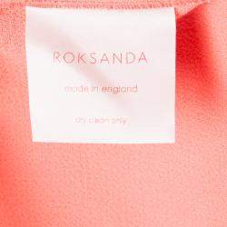 Pre Owned Roksanda Ilincic Neon Orange Wool Shorts S