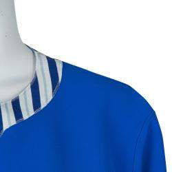 مملوكة مسبقًا Roksanda Ilincic Blue Oversized Crop Top M