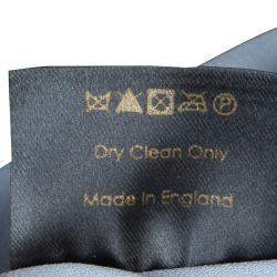 مملوكة مسبقًا Roksanda Ilincic Blue Oversized Crop Top M