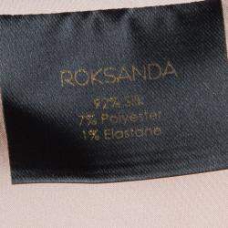 Pre Owned بلوزة روكساندا إلينسيك وردي فاتح وبرتقالي نيون M