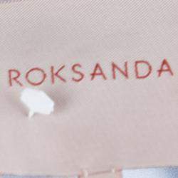 مملوكة مسبقًا Roksanda Ilincic Blue Oversized Long Sleeve Crop Top M