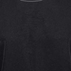 مملوكة مسبقًا بلوزة روكساندا إلينسيك كريب أسود بأكمام غير متساوية مقاس كبير - لارج