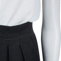 Pre Owned Roksanda Ilincic Dark Grey Wool Trousers M