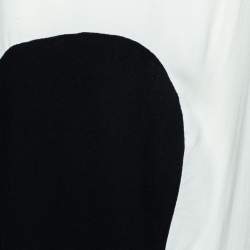 Pre Owned فستان ماكسي روكساندا إلينسيك كريب كتل لونية L