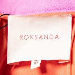 Roksanda  Orange Silk Satin Maxi Skirt M