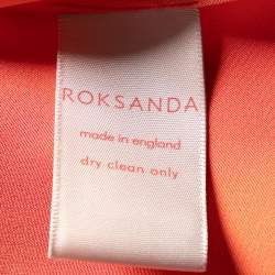 Roksanda  Orange Silk Satin Maxi Skirt M