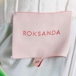 مملوكة مسبقًا Roksanda Multicolor Nylon Blend Pleated Maxi Skirt M