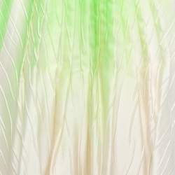 مملوكة مسبقًا Roksanda Multicolor Nylon Blend Pleated Maxi Skirt M