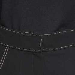 Roksanda Ilincic Black Silk Contrast Trimmed Pant Top Set M