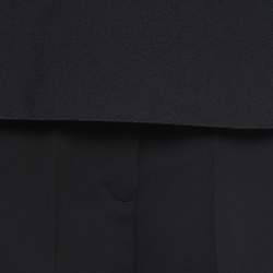 Roksanda Ilincic Black Silk Contrast Trimmed Pant Top Set M