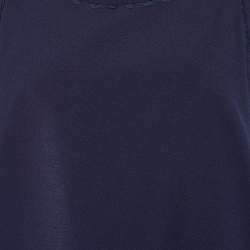 Pre Owned Roksanda Navy Blue Crepe Shift Dress L