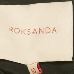 Pre Owned Roksanda Black Crepe Margarida Midi Dress M