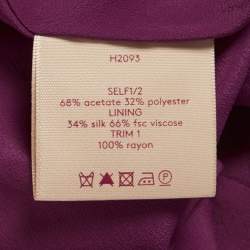 Pre Owned Roksanda Pink Crepe Midi Luna Dress M