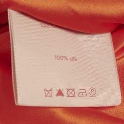 Pre Owned Roksanda Multicolor Satin Paneled Midi Dress M