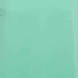 Pre Owned Roksanda Blue Two Toned Crepe Cape Short Dress M