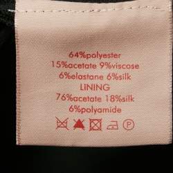 مملوكة مسبقًا جمبسوت روكساندا كريب أسود بستايل درابيه كينزي مقاس صغير - سمول