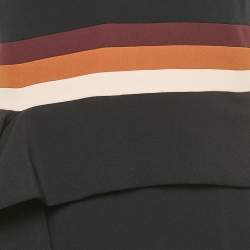 مملوكة مسبقًا جمبسوت روكساندا كريب أسود بستايل درابيه كينزي مقاس صغير - سمول