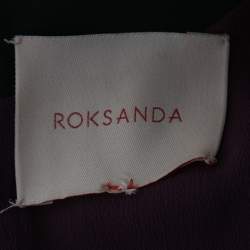 مملوكة مسبقًا Roksanda Black Crepe Bow Sleeve Detail Jumpsuit S