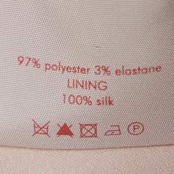 Roksanda Light Pink Bow Sleeve Detail Midi Dress M