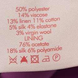 Pre Owned Roksanda Multicolor Crepe Paneled Midi Dress S