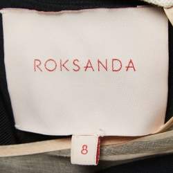 Pre Owned Roksanda Multicolor Crepe Paneled Midi Dress S